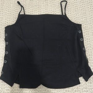 Anthropologie black tank top